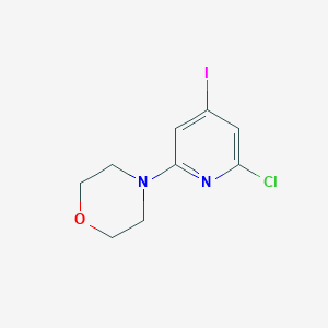 4-(6-Chloro-4-iodopyridin-2-yl)-morpholine图片