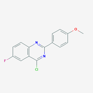 4-Chloro-6-fluoro-2-(4-methoxyphenyl)quinazoline图片
