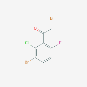 3-Bromo-2-chloro-6-fluorophenacyl bromide图片