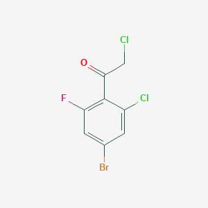 4'-Bromo-2'-chloro-6'-fluorophenacyl chloride图片