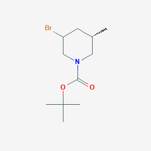 (5S)-tert-Butyl 3-bromo-5-methylpiperidine-1-carboxylate图片