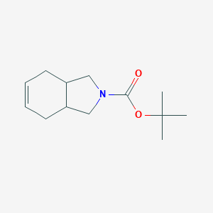 tert-Butyl 3a,4,7,7a-tetrahydro-1H-isoindole-2(3H)-carboxylate图片