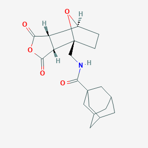 exo-cis-(+/-)-1-(1-Carboxyamido-adamantyl-methyl)-7-oxabicyclo[2,2,1]heptane-2,3-dicarboxylic anhydride图片