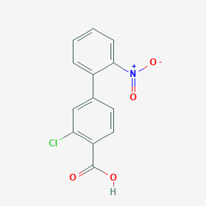 2-Chloro-4-(2-nitrophenyl)benzoic acid图片