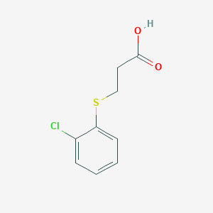 3-[(2-chlorophenyl)sulfanyl]propanoic Acid图片