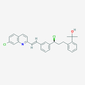2-[2-[(3S)-3-[3-[(1E)-2-(7-Chloroquinolin-2-yl)ethenyl]phenyl]-3-chloropropyl]phenyl]-2-propanol图片
