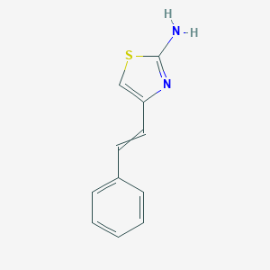 4-(2-phenylethenyl)-1,3-thiazol-2-amine图片