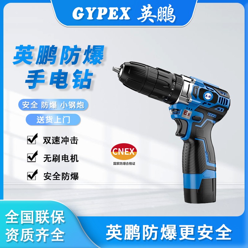 YBDK-120/16VCJ英鹏防爆手电钻图片