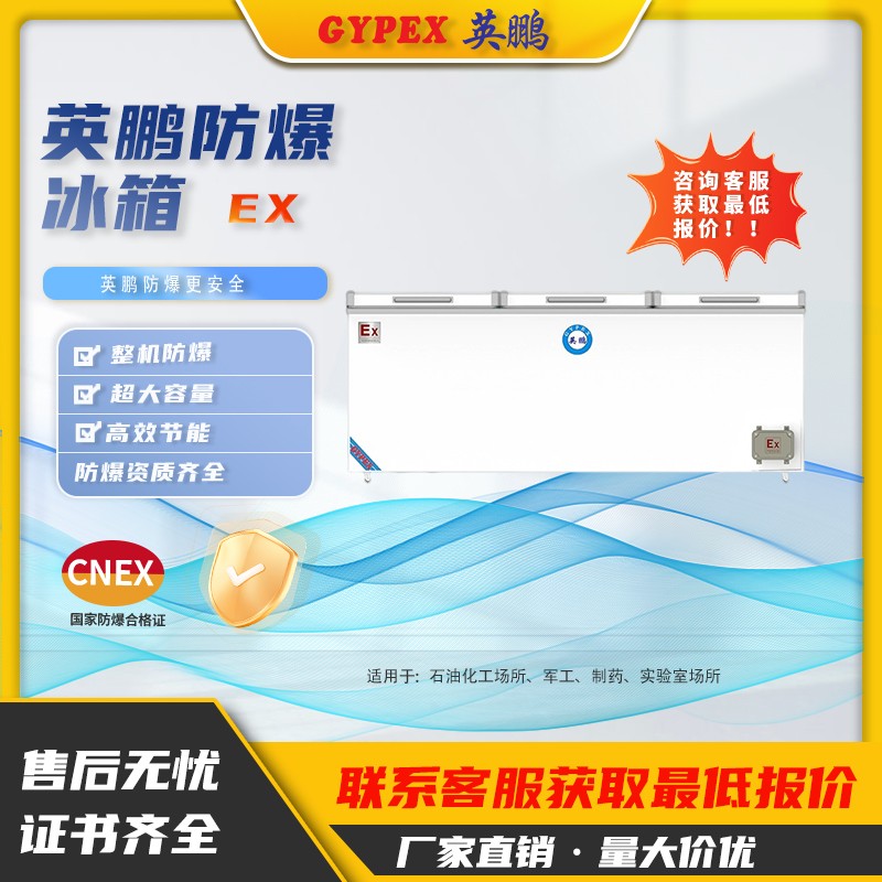 BL-200WS500L防爆卧式冰箱图片