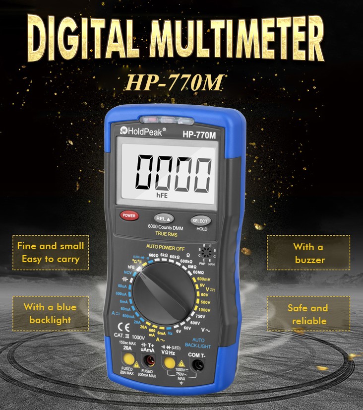 数字万用表HP-770M图片