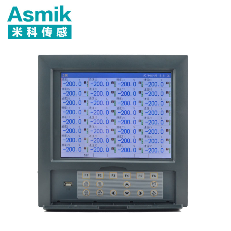 MIK-R8000D彩屏无纸记录仪图片