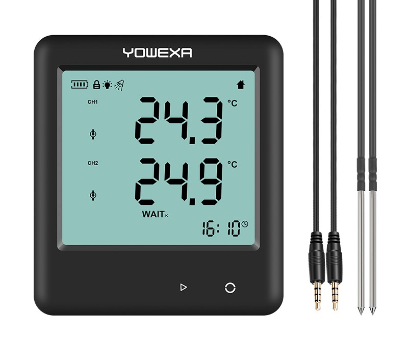 YDP-700E超低温双通道PDF温度记录仪外置探头版图片