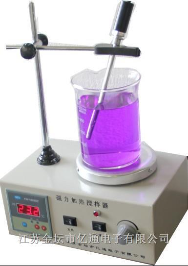 HJ-3数显控温磁力加热搅拌器图片