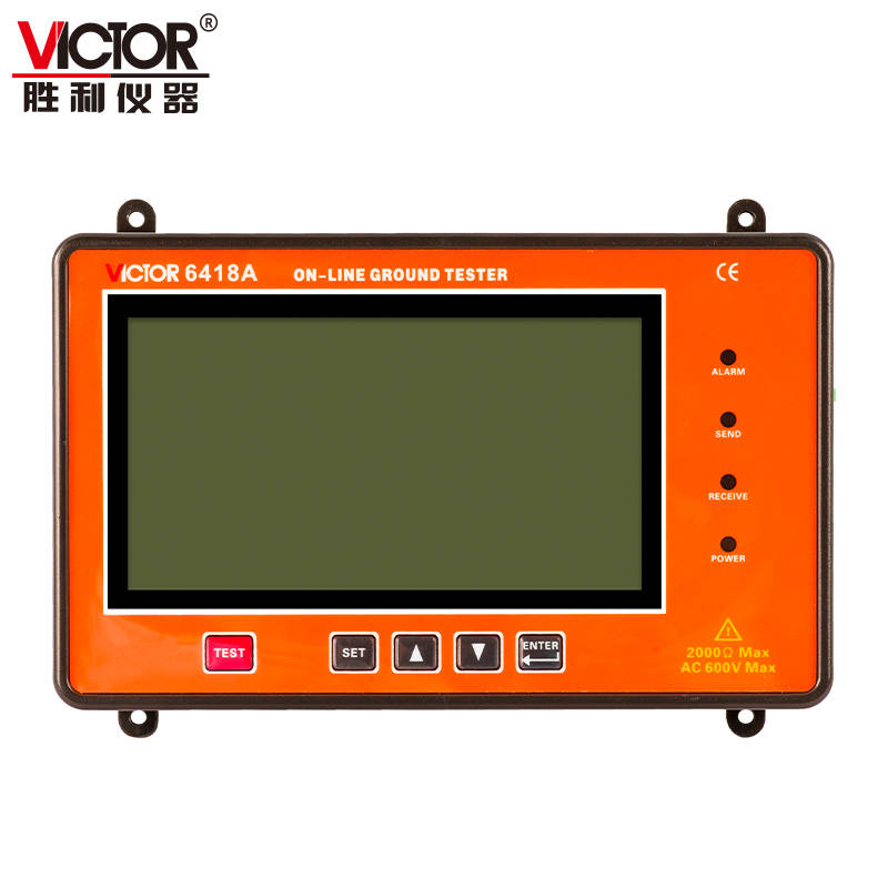 VICTOR 6418A接触式在线接地电阻测试仪图片