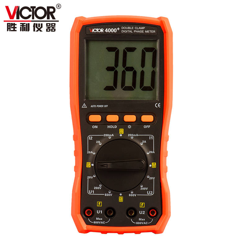 VICTOR 4000+双钳数字相位伏安表图片