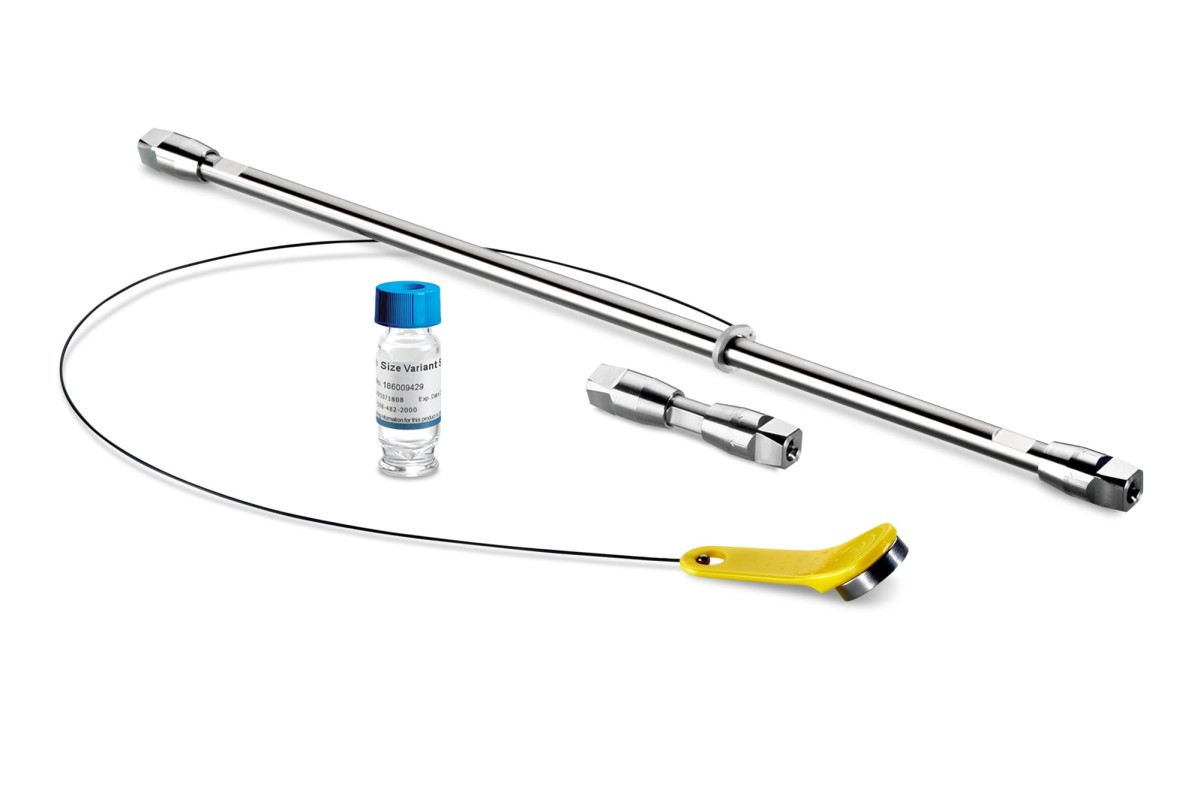 ACQUITY Premier Protein SEC Column with MaxPeak Premier SEC Guard, 250Å, 1.7 µm, 4.6 x 300 mm Column, with mAb Size Variant Standard图片