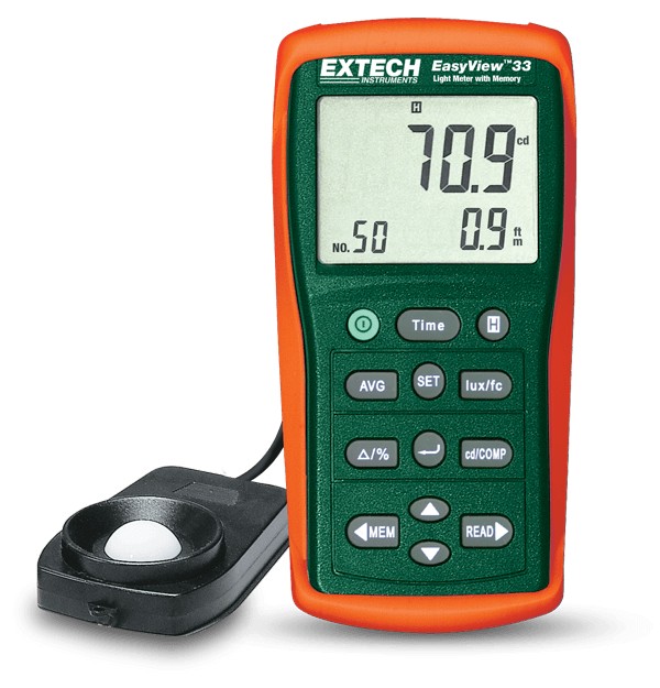 Extech EA33 EasyView™照度计(带存储器)图片