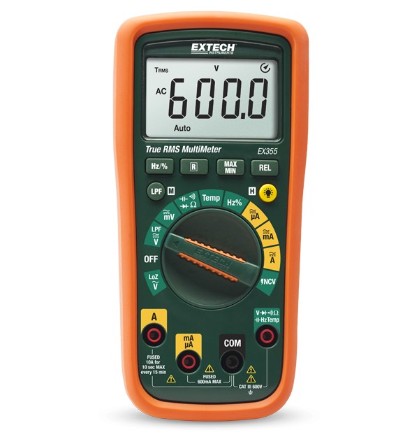 Extech EX355 12功能真有效值数字万用表+ NCV图片