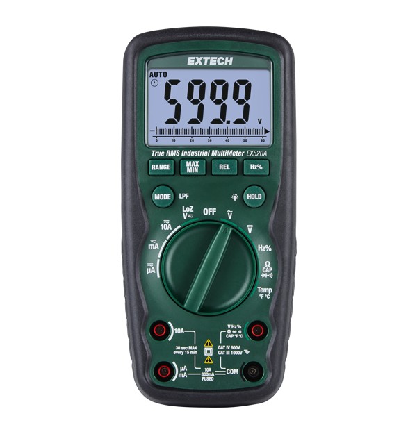 Extech EX520A耐用型真有效值工业级数字万用表图片