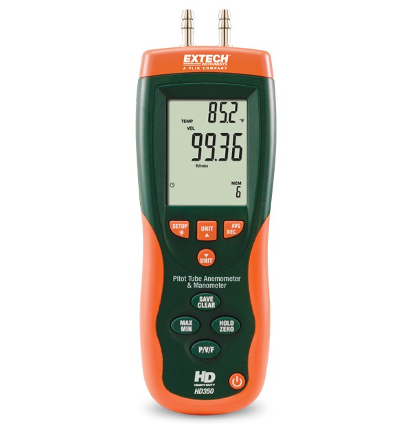 Extech HD350皮托管风速计+压差计图片
