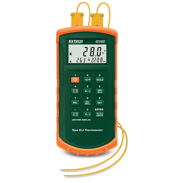 Extech 421502 J/K型双通道输入测温仪(带警报功能)图片