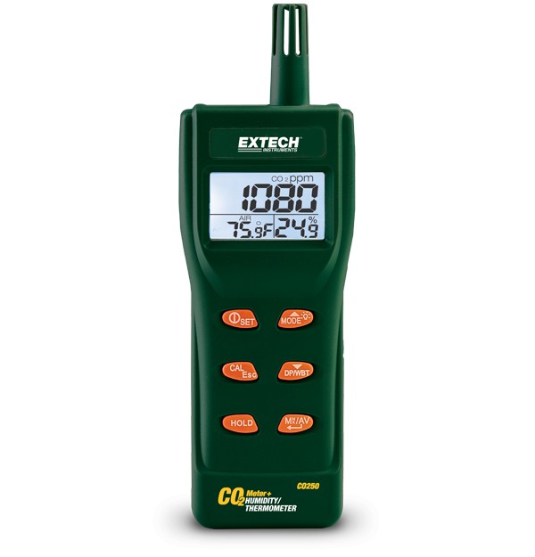 Extech CO250便携式室内空气质量CO₂测定仪图片