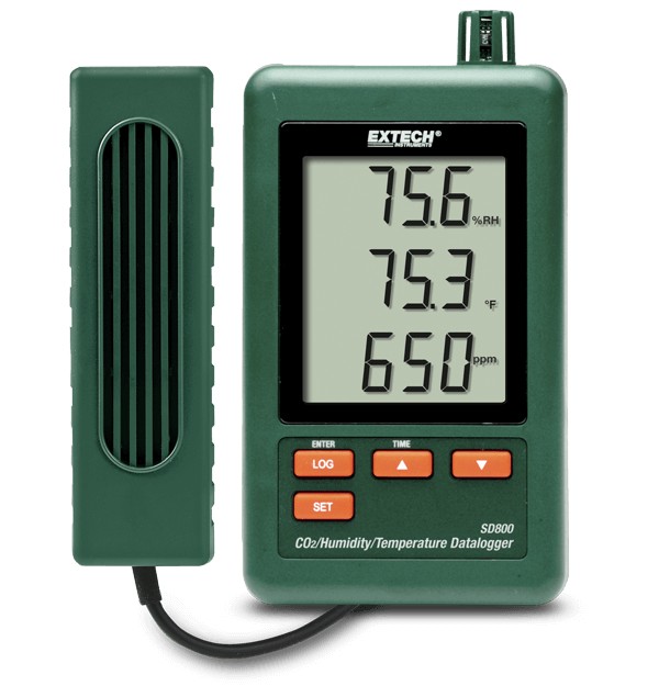 Extech SD800二氧化碳,湿度和温度数据记录仪图片