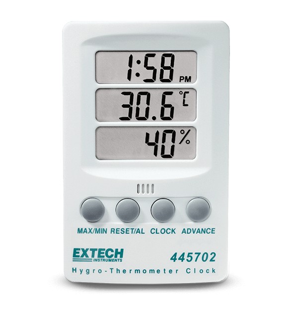 Extech 445702温湿度计时钟图片