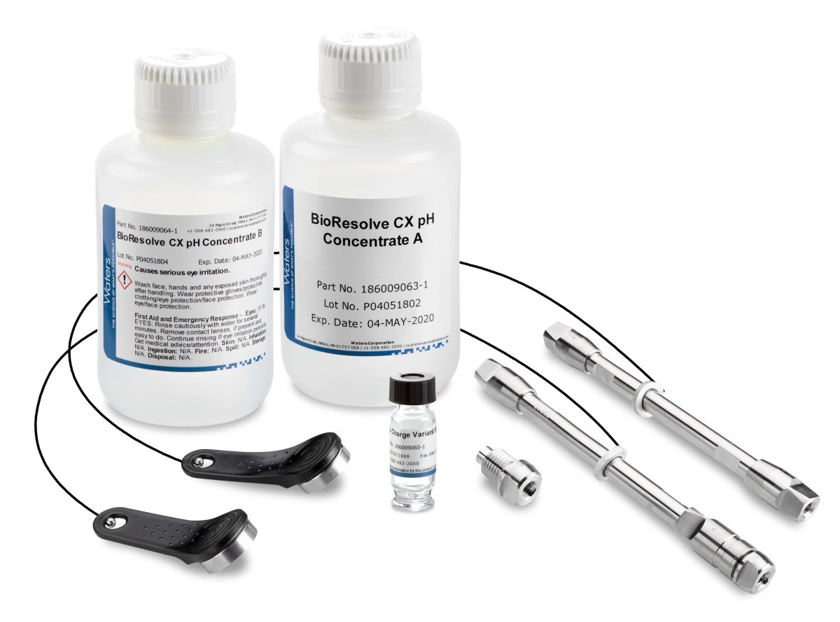 SCX Start Up Kit: BioResolve SCX mAb Column (2.1 mm X 100 mm) with VanGuard FIT plus mAb Standard plus pH Concentrates图片