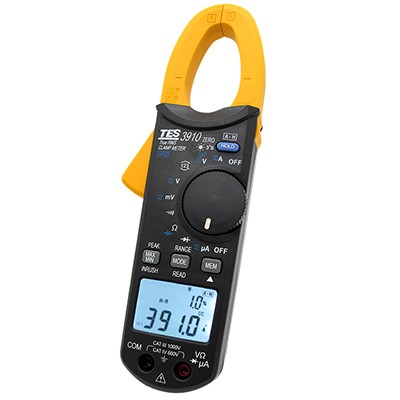 TES-3910真有效值交直流钩表(DC/AC 1000A)图片