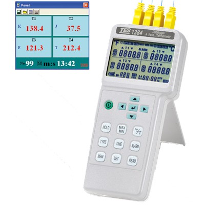 TES-1384四通道温度计/记录器图片