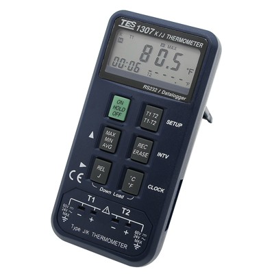 TES-1307 K/J记忆式温度表图片