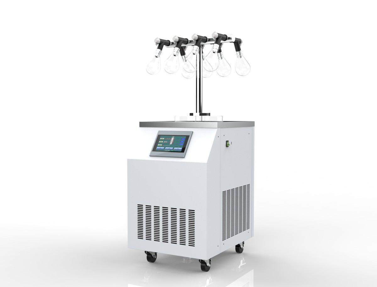 LGJ-18N/QT型架-茄型瓶实验型冷冻干燥机图片