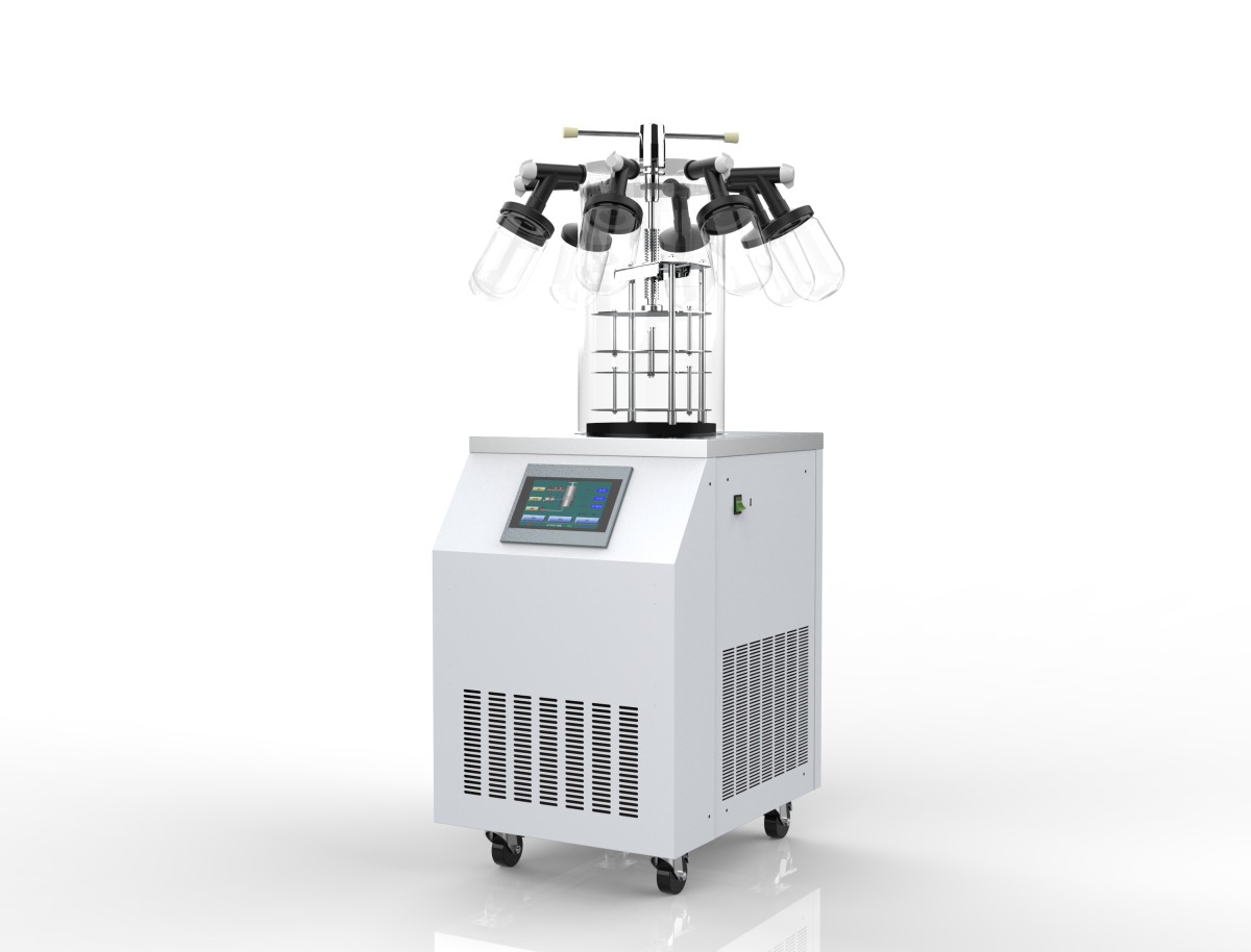 LGJ-12NS/D(电加热多歧管压盖型)实验型冷冻干燥机图片