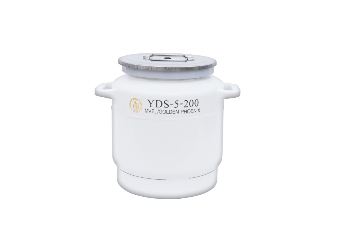 YDS-5-200大口径液氮生物容器图片
