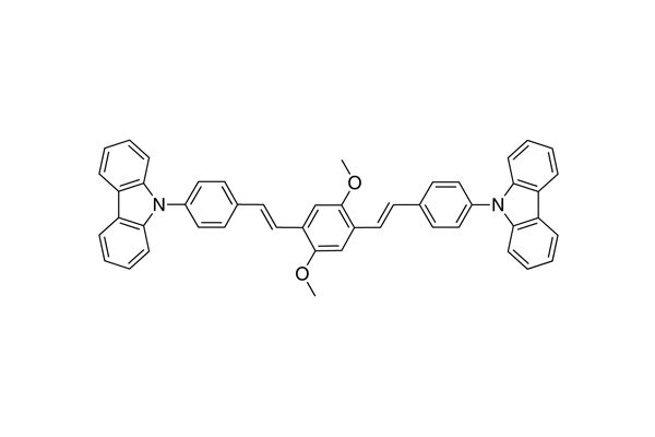 9,9'-(((1E,1'E)-(2,5-dimethoxy-1,4-phenylene)bis(ethene-2,1-diyl))bis(4,1-phenylene))bis(9H-carbazole)图片