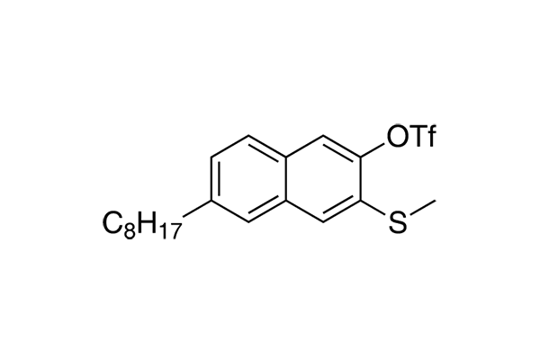 3-(Methylthio)-6-octylnaphthalen-2-yl trifluoromethanesulfonate图片