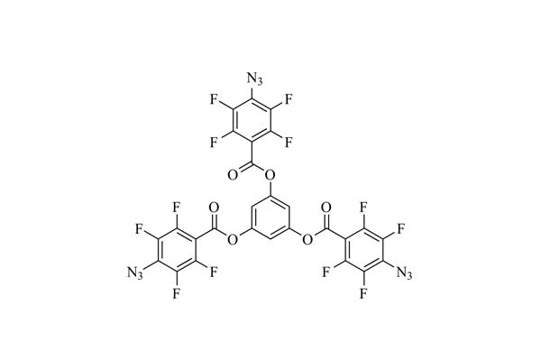 Benzene-1,3,5-triyl tris(4-azido-2,3,5,6-tetrauorobenzoate)图片