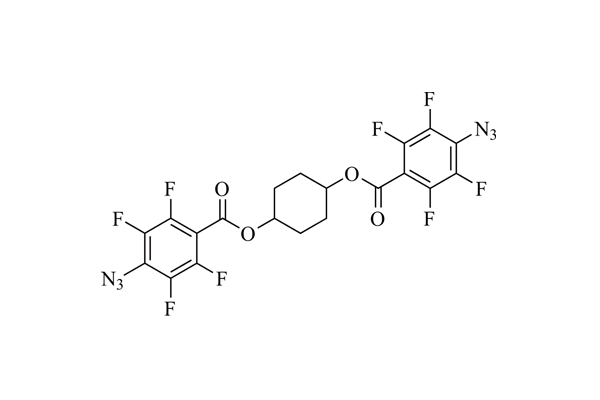 1,4-Cyclohexanediol bis(4-azido-2,3,5,6-tetrafluorobenzoate)图片