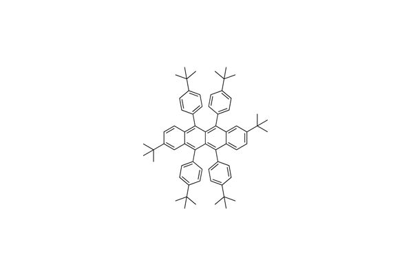 2,8-Ditert-butyl-5,6,11,12-tetrakis(4-(tert-butyl)phenyl)naphthacene图片