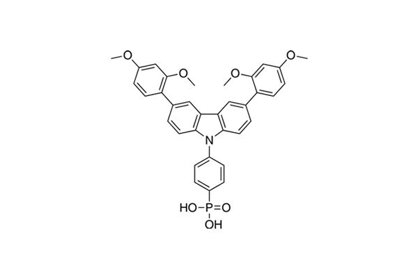 (4-(3,6-Bis(2,4-dimethoxyphenyl)-9H-carbazol-9-yl)phenyl)phosphonic acid图片