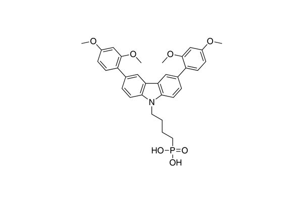 (4-(3,6-Bis(2,4-dimethoxyphenyl)-9H-carbazol-9-yl)butyl)phosphonic acid图片
