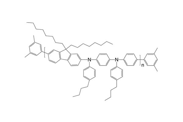 Poly[(9,9-dioctylfluorenyl-2,7-diyl)-co-(N,N'-diphenyl)-N,N'-di(p-butylphenyl)-1,4-diaminobenzene)] end capped with dimethylphenyl图片