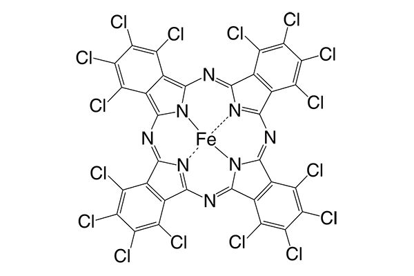 Iron(II)1,2,3,4,8,9,10,11,15,16,17,18,22,23,24,25-hexadecachloro-phthalocyanine图片