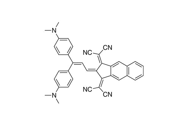 2,2'-(2-(3,3-bis(4-(dimethylamino)phenyl)-allylidene)-1H-cyclopenta[b]naphthalene-1,3(2H)-diylidene)dimalononitrile图片