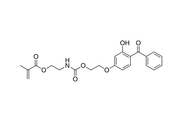 2-(((2-(4-Benzoyl-3-hydroxyphenoxy)ethoxy)carbonyl)amino)ethyl methacrylate图片