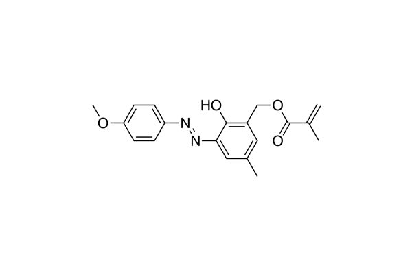 2-Hydroxy-3-((4-methoxyphenyl)diazenyl)-5-methylbenzyl methacrylate图片