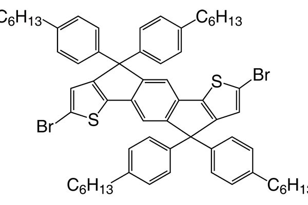 2,7-Dibromo-4,9-dihydro-4,4,9,9-tetrakis(4-hexylphenyl)-s-indaceno[1,2-b :5,6-b' ]dithiophene图片