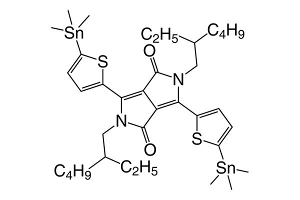 2,5-Bis(2-ethylhexyl)-3,6-bis(5-(trimethylstannyl)thiophen-2-yl)pyrrolo[3,4-c]pyrrole-1,4(2H,5H)-dione图片