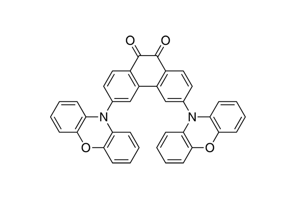 3,6-Di(10H-phenoxazin-10-yl)phenanthrene-9,10-dione图片